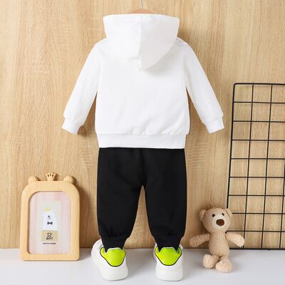 Boys Tiger Long Sleeve Hoodie and Sweat Pants Set