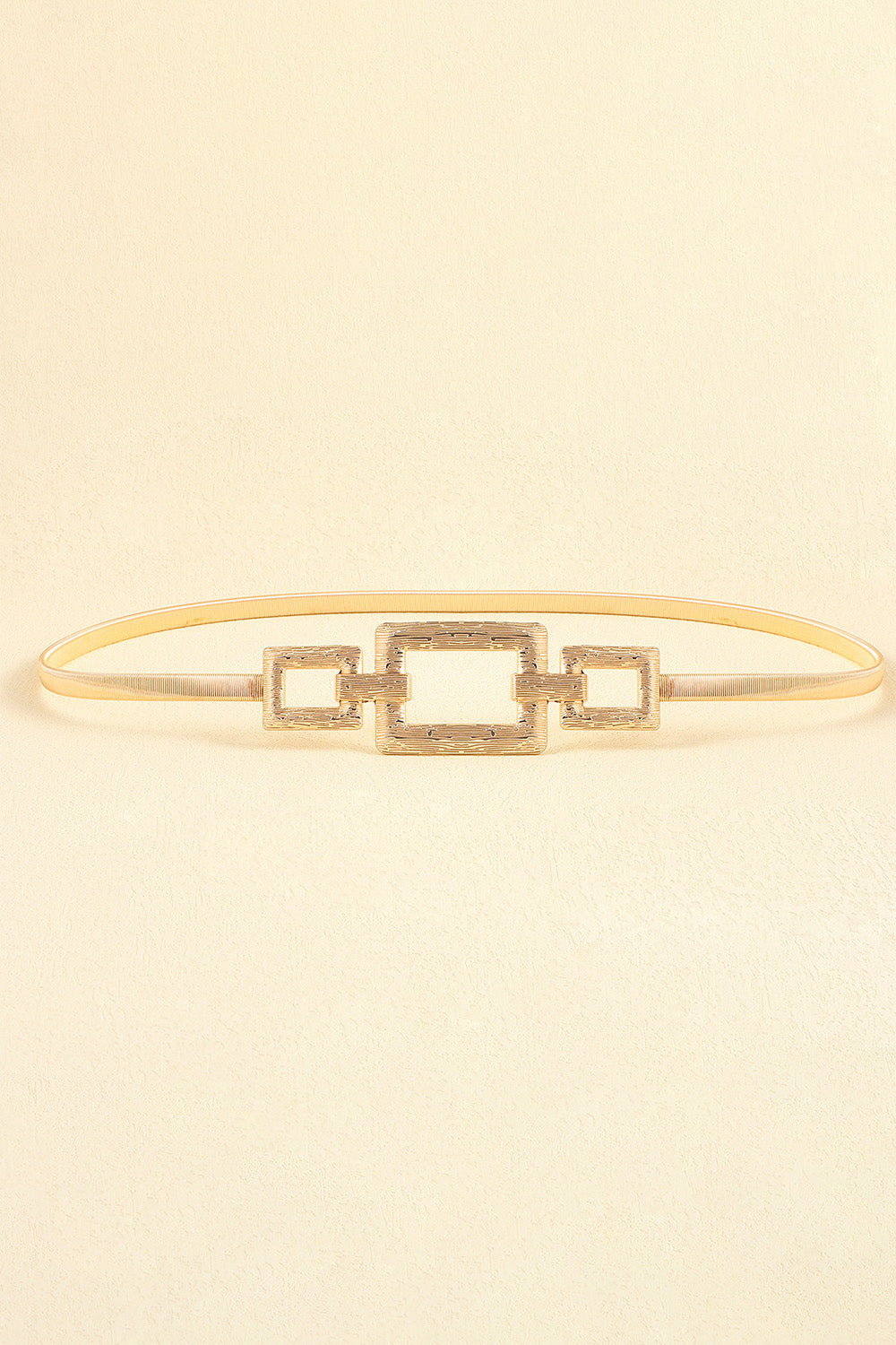 Centered and Focused Tri-Rec Gold Stretch Belt