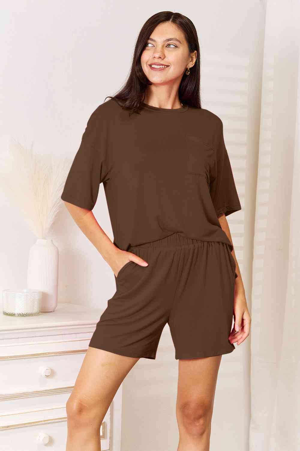 Soft Rayon Top & Shorts Set (Regular/Full Sizes) (5 Variants)