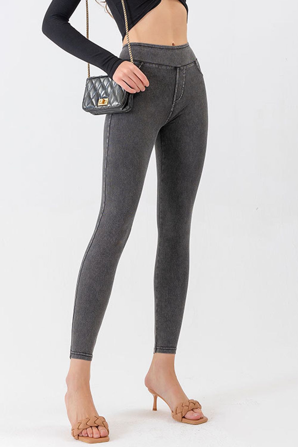 High Waist Skinny Jeans (5 Variants)