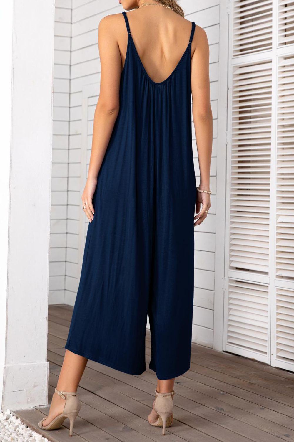 Free Flowing Spaghetti Strap Jumpsuit (6 Variants)