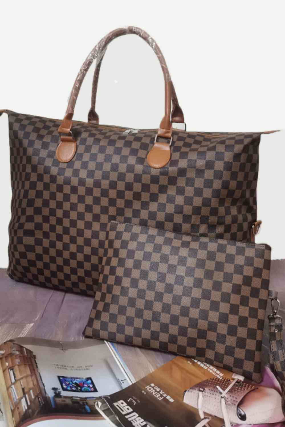 Checkered Two-Piece Bag Set (3 Variants)