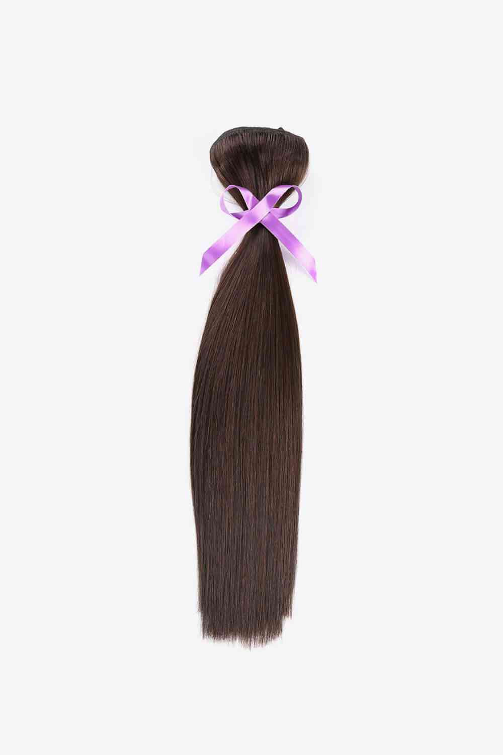 18" Clip-In Straight Indian Human Hair Extensions