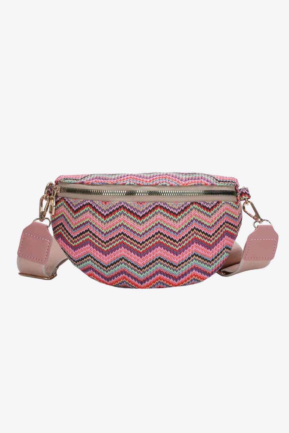 Adored Chevron Straw Sling Bag (3 Variants)