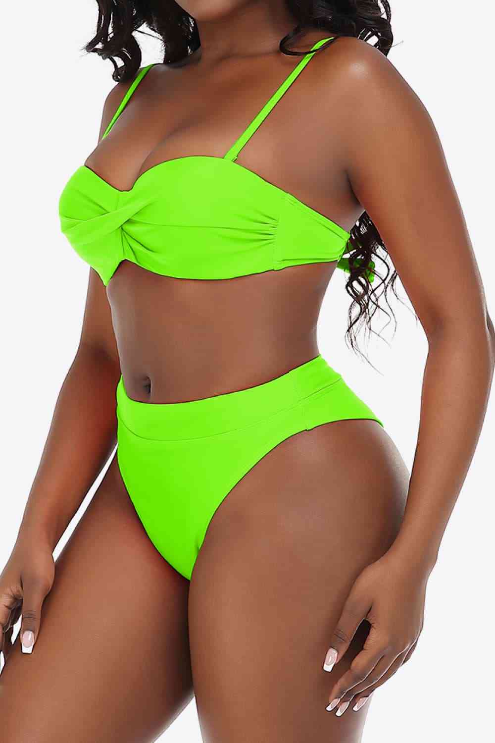 3-Piece Bikini/Thong Swimsuit w/Swim Dress Set (6 Variants)