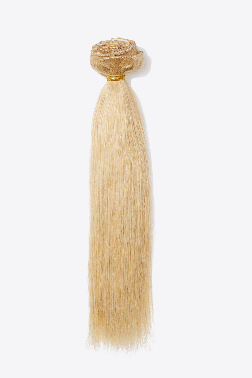 20" Blonde Clip-in Human Hair Extensions