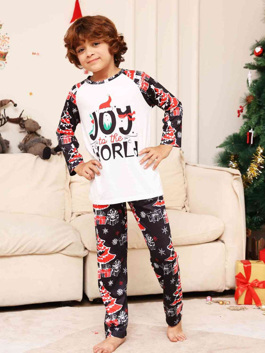 Matching Kids 2T-14 "JOY to the WORLD" Pajama Set