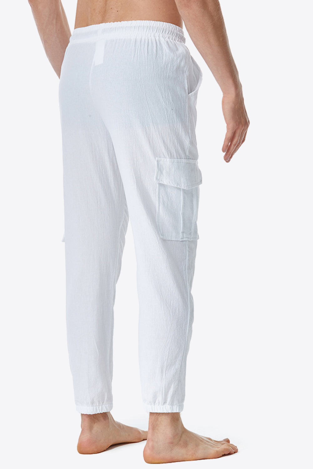 Full Size Drawstring Waist Cargo Pants