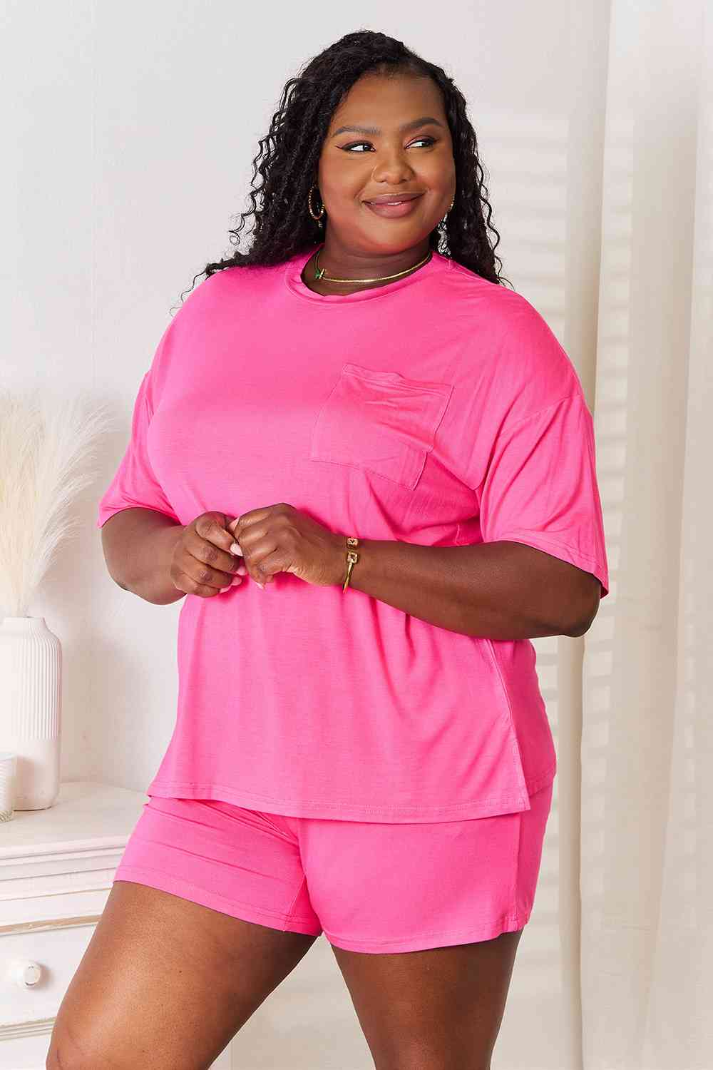 Soft Rayon Top & Shorts Set (Regular/Full Sizes) (5 Variants)