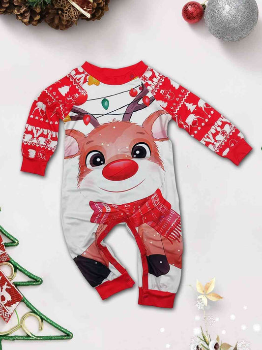 Matching Baby's 3-18 Months Rudolph Pajamas