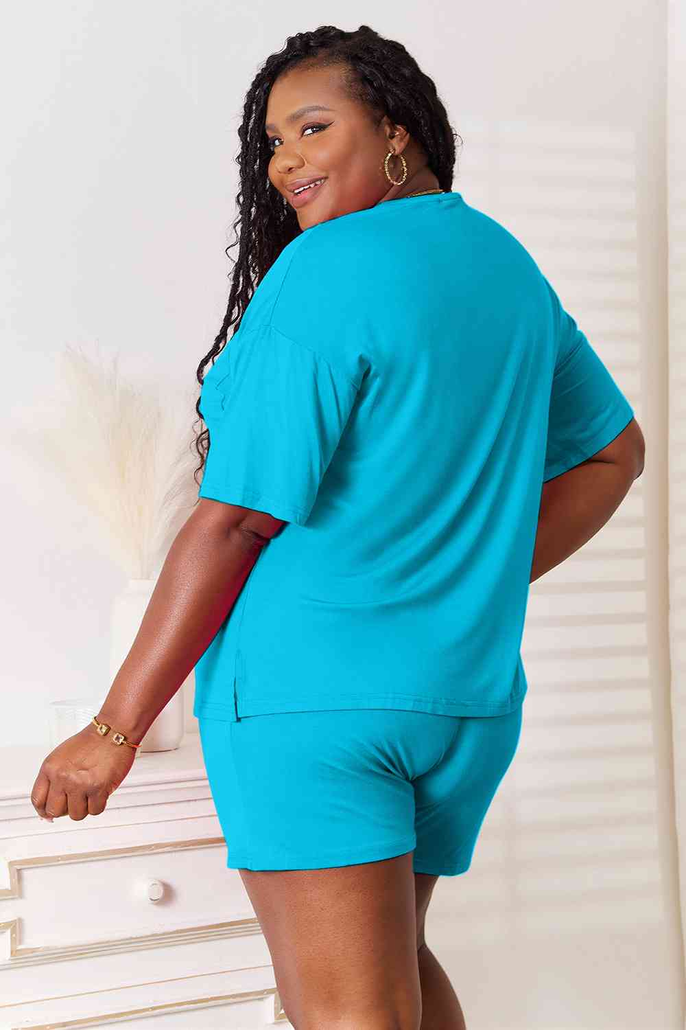 Soft Rayon Top & Shorts Set (Regular/Full Sizes) (5 Variants)