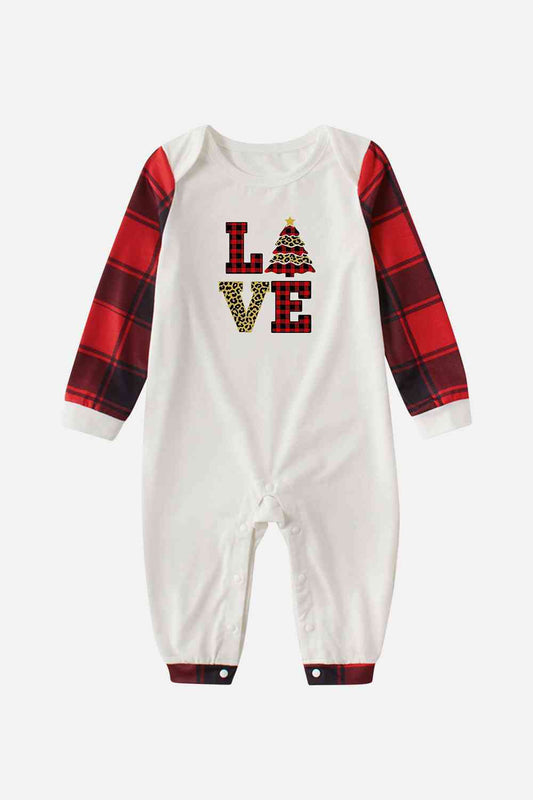 Matching Baby's 3-18 Months "LOVE" Pajama Jumpsuit