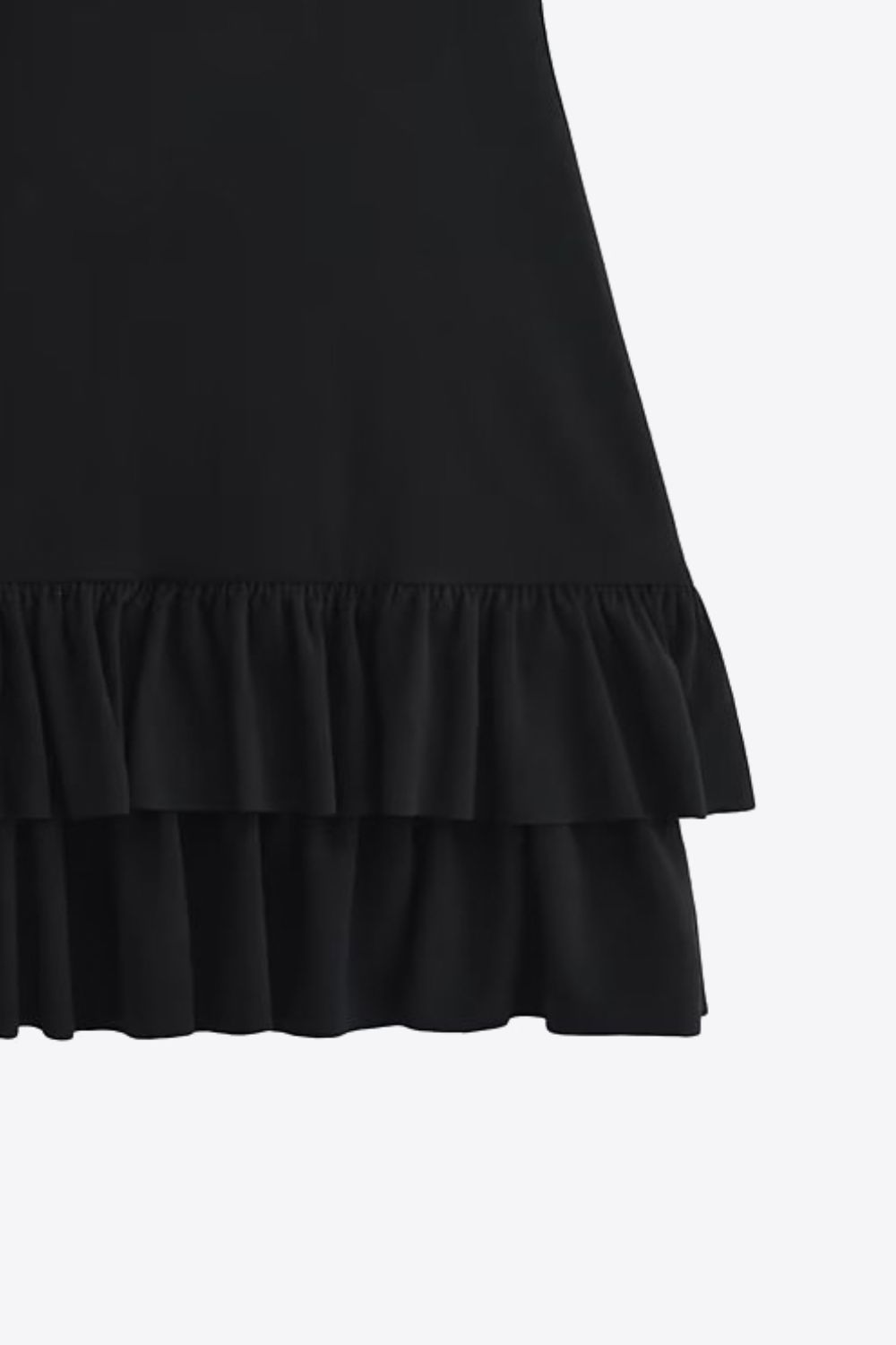 Strapless Ruffle Hem Dress (4 Variants)